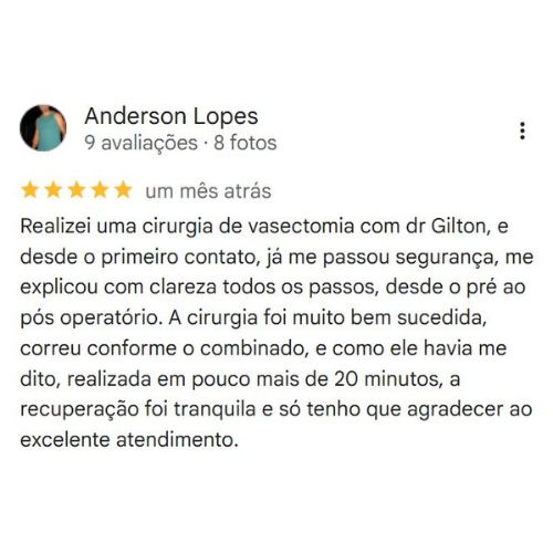 Depoimento Google Dr. Gilton Cambuí