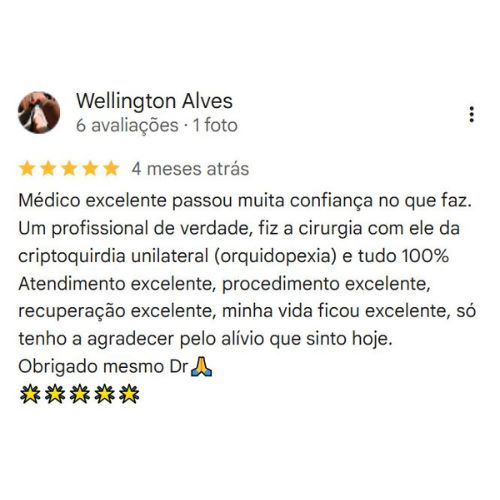 Depoimento Google Dr. Gilton Cambuí